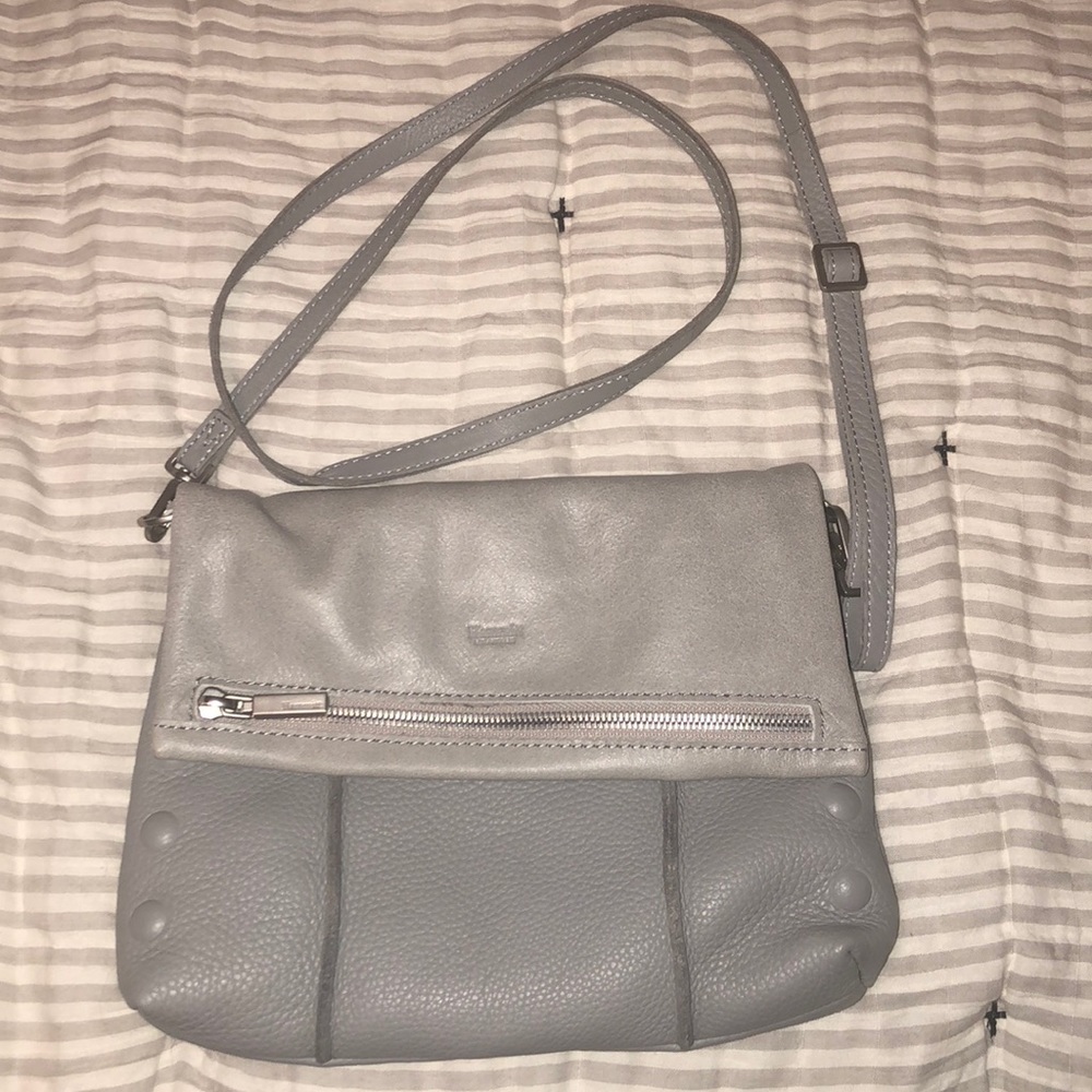 Hammit VIP med pebbled mist gray convertible bag